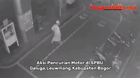 AVIELLE NEWS Aksi Pencurian di Leuwiliang Bogor Terekam Kamera CCTV