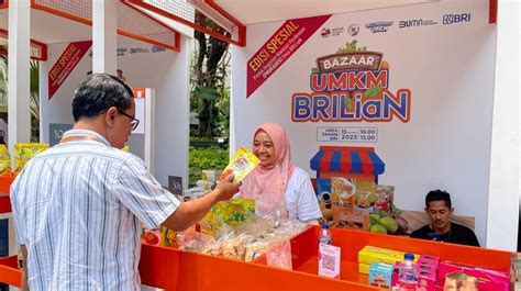 Bazaar UMKM BRILiaN BRI Dorong Pasar UMKM Prukades dan Klaster Usaha