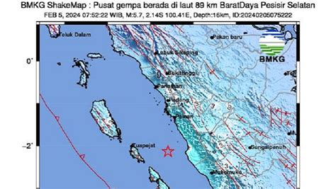 AVIELLE NEWS Gempa Terkini M5,7 Guncang Perairan Aceh