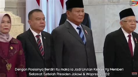 Momen Pelantikan Prabowo Subianto Sebagai Presiden ke-8 Republik Indonesia