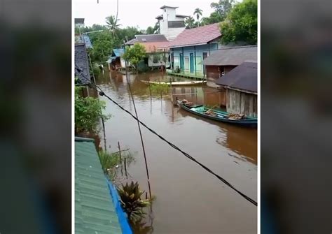 Sungai Barito Meluap Banjir Rendam 32 Desa di Murung Raya Kalimantan Tengah