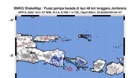 Gempa Terkini Guncang Denpasar Bali dan Sekitarnya