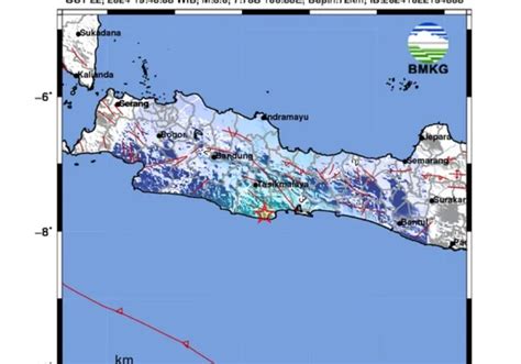 Gempa Terkini Tasikmalaya Guncangan Dirasakan di Cianjur dan Sukabumi