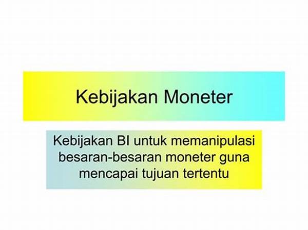 Kebijakan Moneter Terbaru