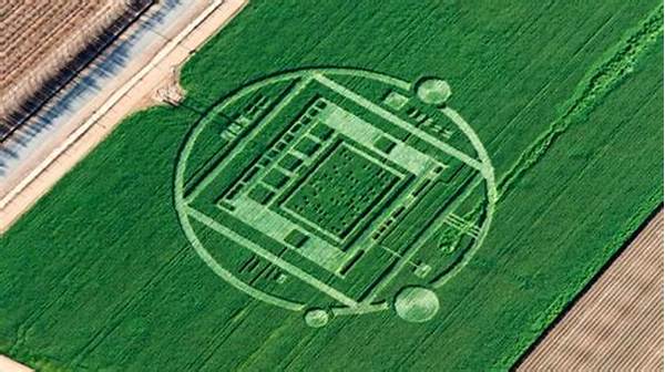 Misteri Lingkaran Tanaman (crop Circle) Terbaru Yang Muncul Di Pedesaan Inggris